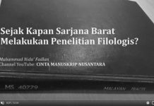 Review Kajian Filologi Dan Kodikologi: Sejak Kapan Sarjana Barat Melakukan Penelitian Filologi?