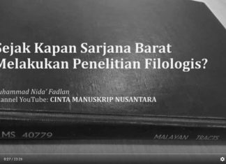 Review Kajian Filologi Dan Kodikologi: Sejak Kapan Sarjana Barat Melakukan Penelitian Filologi?