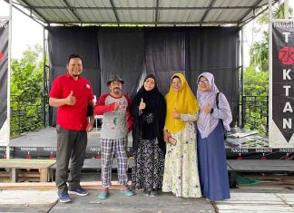 Program Kunjung Tokoh, Komunitas Riau Sastra Silaturrahmi ke Budayawan Riau Aris Abeba