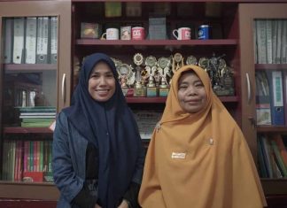 Sambut Kunni dan Tim Literasi, Kepsek SMAN 1 Perhentian Raja Siap Berkolaborasi