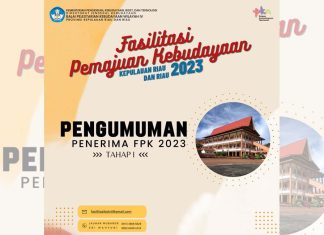 Komunitas Riau Sastra Terpilih sebagai Calon Penerima Bantuan Pemerintah Fasilitasi Pemajuan Kebudayaan Tahun 2023