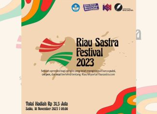 Taja Riau Sastra Festival 2023, Komunitas Riau Sastra: Apresiasi Karya Sastra Bertema Tentang Riau