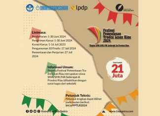 Festival Pementasan Tradisi Lisan Riau 2024 Giatkan Pelestarian Budaya Lokal