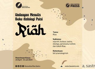 Undangan Menulis Buku Antologi Puisi “Rioh”