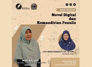 Siniar Sanggam Angkat Isu Novel Digital dan Kemandirian Penulis di Era Literasi Baru