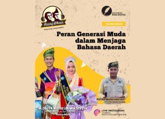Pemenang I Duta Bahasa Riau Bicara Aksi Nyata Pelestarian Bahasa di Ruang Binar