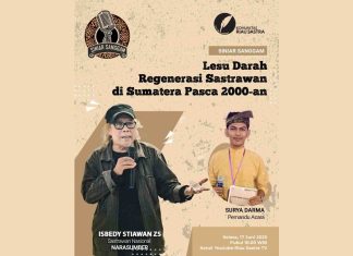 Regenerasi Sastrawan Sumatera Mandek, Siniar Sanggam Hadirkan Isbedy Stiawan ZS