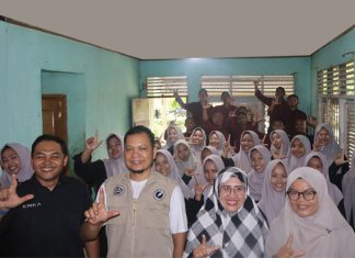 Santri Kelas Akhir KMI Pondok Pesantren Al Amin Siak Kunjungi Riau Sastra