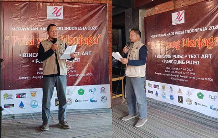 Riau Sastra Dukung Perayaan Hari Puisi Indonesia 2026, Azhar Gultom HPI Adalah Ruang Merawat Tradisi