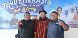 Riau Sastra Hadiri Temu Literasi Bersama Gol A Gong, Perkuat Kolaborasi Kepenulisan