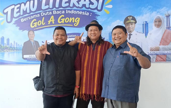 Riau Sastra Hadiri Temu Literasi Bersama Gol A Gong, Perkuat Kolaborasi Kepenulisan